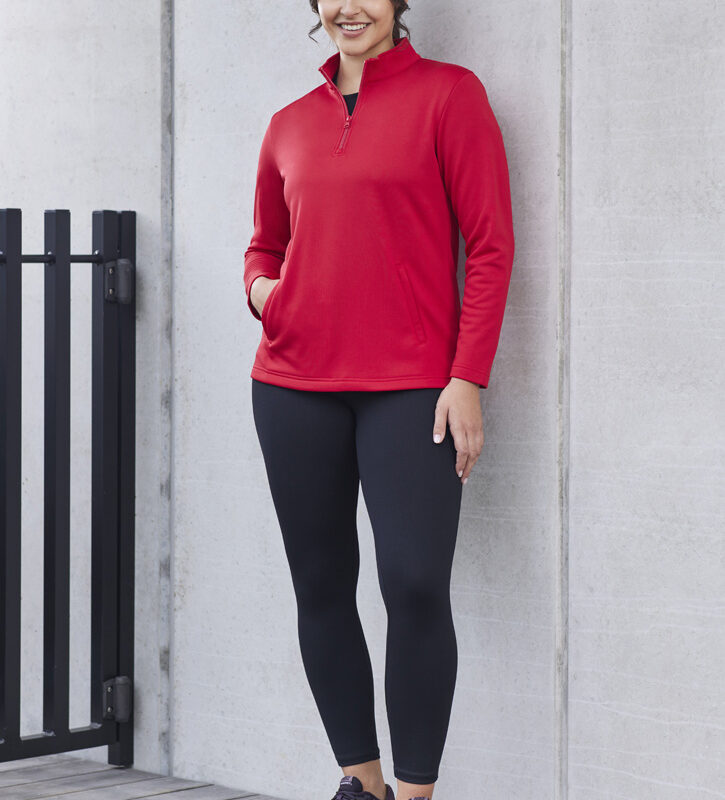 Womens Hype 1/4 Zip Pullover