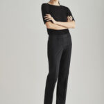 Womens Comfort Wool Stretch Relaxed Pant