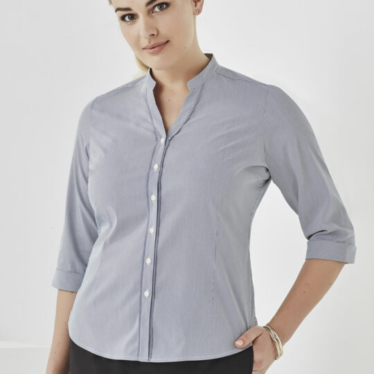 Womens Bordeaux 3/4 Sleeve Shirt