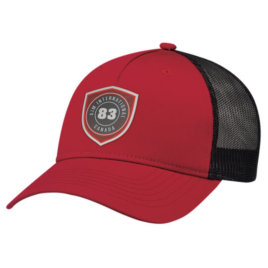 Polycotton / Polyester Mesh - 5 Panel Constructed Full-Fit-Five (Mesh Back)