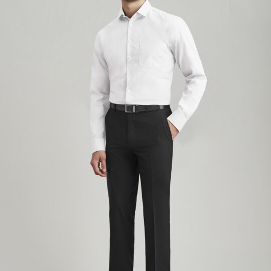 Mens Comfort Wool Stretch Slimline Pant
