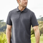 Mens Crew Short Sleeve Polo