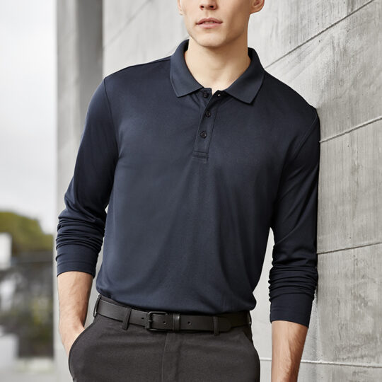 Mens Ace L/S Polo