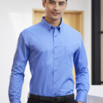 Mens Long Sleeve Tall Dalton Shirt