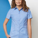 Ladies Oxford S/S Shirt