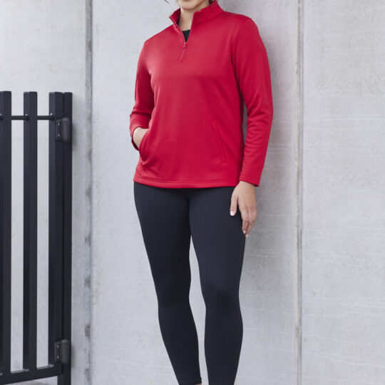 Womens Hype 1/4 Zip Pullover