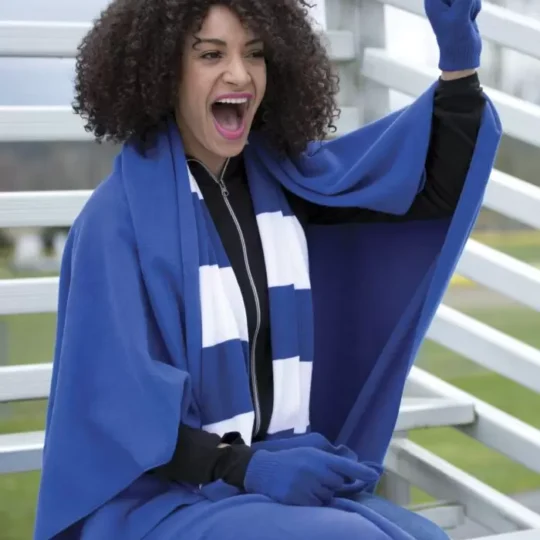 ATC™ FLEECE BLANKET WITH CARRY STRAP.